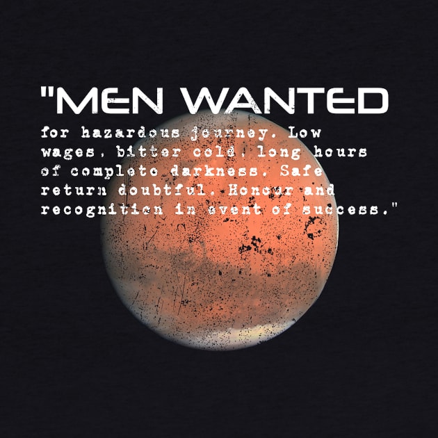 Mars Exploration Shackleton Ad Text by focodesigns